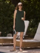 Mindy Contrast Stitch Knit Dress