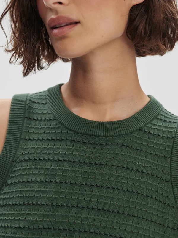 Mindy Contrast Stitch Knit Dress - Image 2