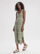 Scott Scoop Neck Midi Dress