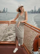 Scott Scoop Neck Midi Dress