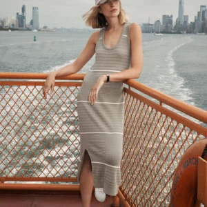 Scott Scoop Neck Midi Dress